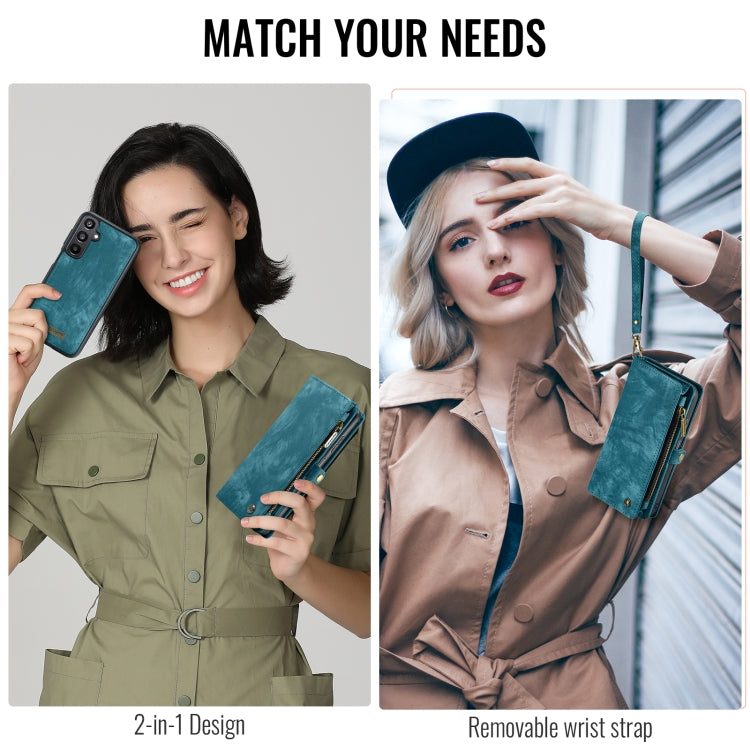 For Samsung Galaxy A16 5G CaseMe 008 Detachable Multifunctional Leather Phone Case(Blue) by CaseMe