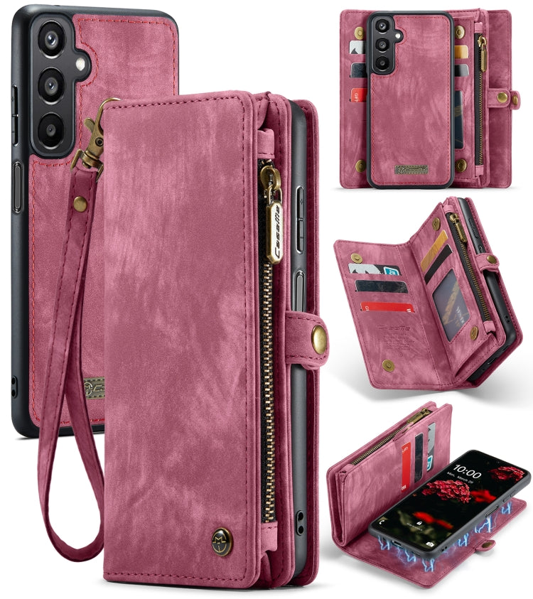 For Samsung Galaxy A16 5G CaseMe 008 Detachable Multifunctional Leather Phone Case(Wine Red) by CaseMe