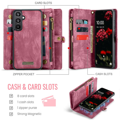 For Samsung Galaxy A16 5G CaseMe 008 Detachable Multifunctional Leather Phone Case(Wine Red) by CaseMe