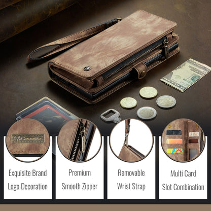 For Samsung Galaxy A16 5G CaseMe 008 Detachable Multifunctional Leather Phone Case(Brown) by CaseMe