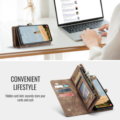 For Samsung Galaxy A36 CaseMe 008 Detachable Multifunctional Leather Phone Case(Brown) - Galaxy Phone Cases by CaseMe | Online Shopping UK | buy2fix