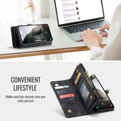 For Samsung Galaxy A36 CaseMe 008 Detachable Multifunctional Leather Phone Case(Black) - Galaxy Phone Cases by CaseMe | Online Shopping UK | buy2fix