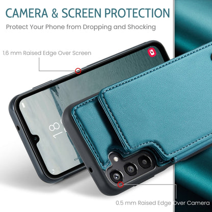For Samsung Galaxy A16 5G CaseMe C22 Card Slots Holder RFID Anti-theft Phone Case(Green) by CaseMe