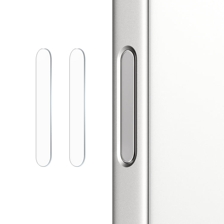 For iPhone 16 / 16 Plus / 16 Pro / 16 Pro Max NORTHJO 2Pcs Camera Control Button Protector Tempered Glass Film(透明) - iPhone 16 Pro Max Tempered Glass by NORTHJO | Online Shopping UK | buy2fix