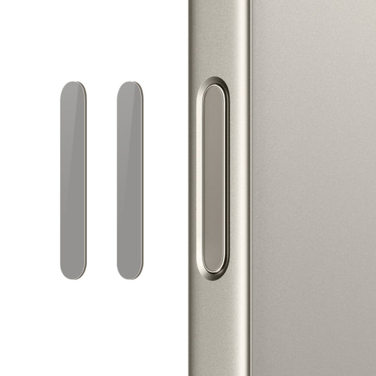 For iPhone 16 / 16 Plus / 16 Pro / 16 Pro Max NORTHJO 2Pcs Camera Control Button Protector Tempered Glass Film(Natural) - iPhone 16 Pro Max Tempered Glass by NORTHJO | Online Shopping UK | buy2fix