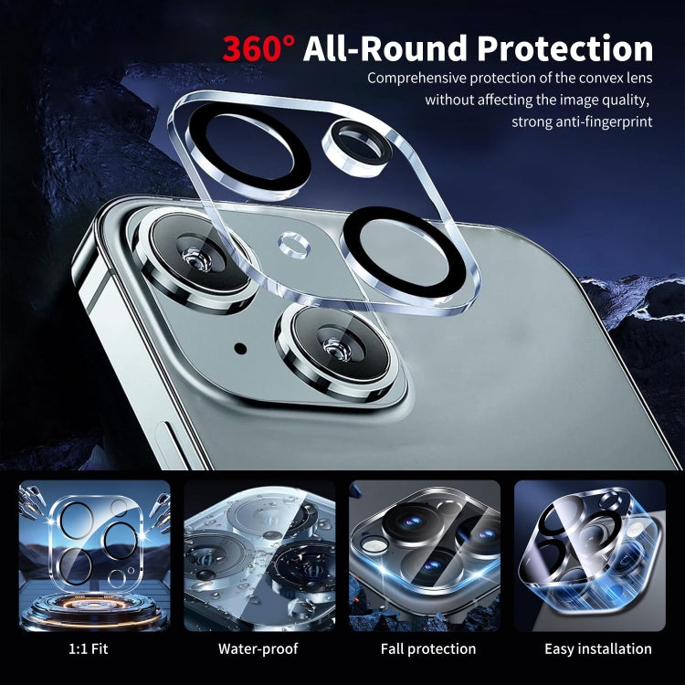 For iPhone 14 ENKAY Hat-Prince Card Slot Wallet TPU Back Leather Phone Case with Lens Film(Dark Blue) - iPhone 14 Cases by ENKAY | Online Shopping UK | buy2fix