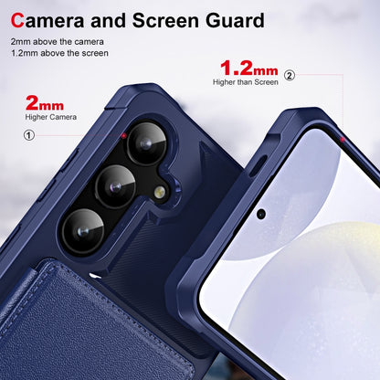 For Samsung Galaxy A35 5G ENKAY Hat-Prince Card Slot Wallet TPU Back Leather Phone Case with Lens Film(Black) - Galaxy Phone Cases by ENKAY | Online Shopping UK | buy2fix