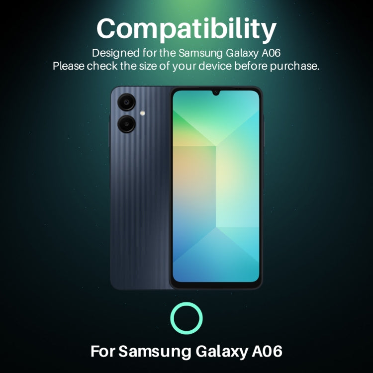 For Samsung Galaxy A06 4G NORTHJO Camera Lens Protector 3D HD Tempered Glass Film(Clear) - Galaxy Tempered Glass by NORTHJO | Online Shopping UK | buy2fix