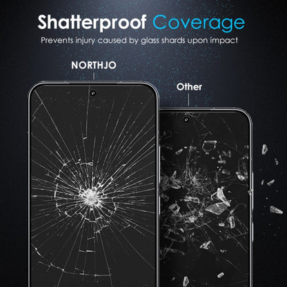For Xiaomi 15 5G NORTHJO A++ Screen Tempered Glass Film, Support Fingerprint Unlock - 15 Tempered Glass by NORTHJO | Online Shopping UK | buy2fix