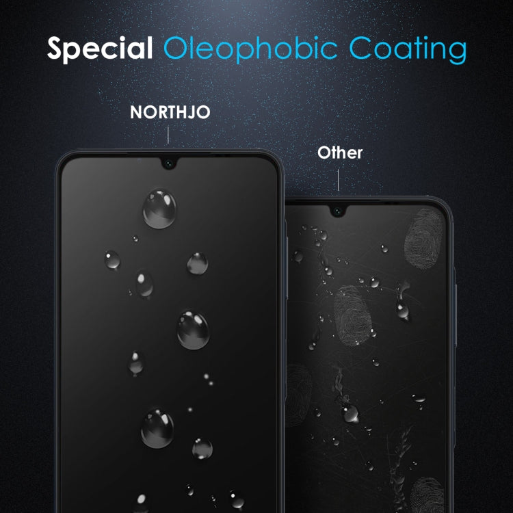 For Samsung Galaxy A06 4G NORTHJO A++ 28 Degree Privacy Full Glue Silk Printing Tempered Glass Film - Galaxy Tempered Glass by NORTHJO | Online Shopping UK | buy2fix