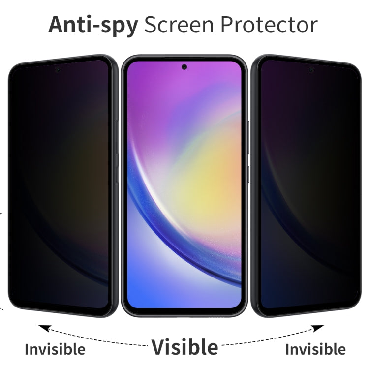 For Samsung Galaxy A35 5G NORTHJO A++ 28 Degree Privacy Full Glue Silk Printing Tempered Glass Film - Galaxy Tempered Glass by NORTHJO | Online Shopping UK | buy2fix