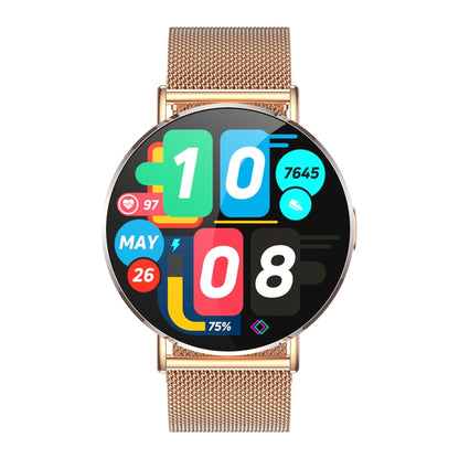 KM88 1.32 inch Color Screen Smart Watch, Support Bluetooth Call / Health Monitoring(Gold) by buy2fix