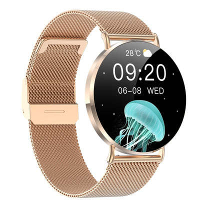 KM88 1.32 inch Color Screen Smart Watch, Support Bluetooth Call / Health Monitoring(Gold) by buy2fix