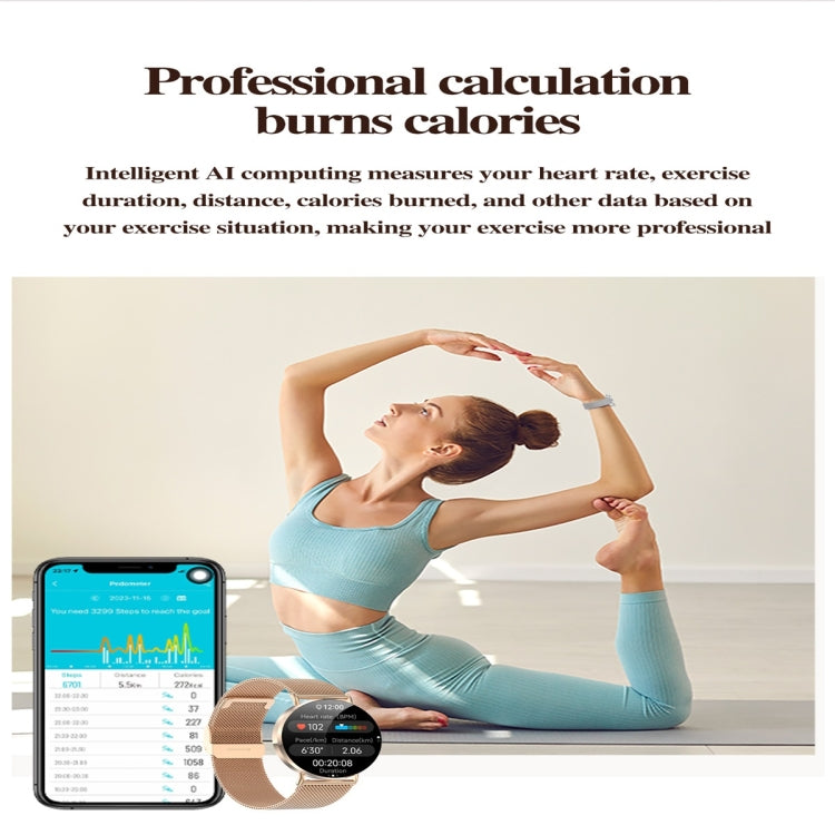 KM88 1.32 inch Color Screen Smart Watch, Support Bluetooth Call / Health Monitoring(Gold) by buy2fix