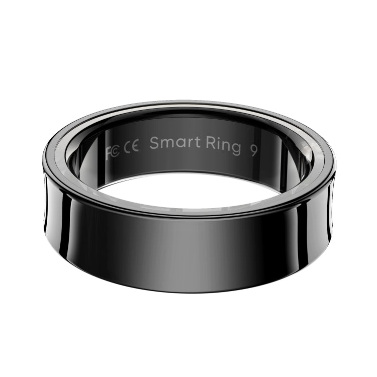 R09 SIZE 9 Smart Ring, Support Heart Rate / Blood Oxygen / Sleep Monitoring / Multiple Sports Modes(Black) by buy2fix