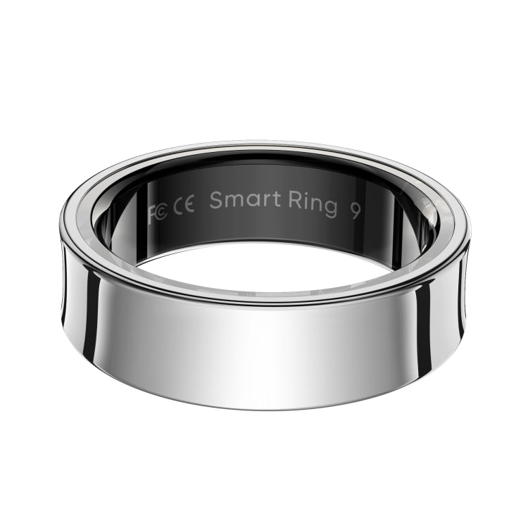 R09 SIZE 9 Smart Ring, Support Heart Rate / Blood Oxygen / Sleep Monitoring / Multiple Sports Modes(Silver) by buy2fix