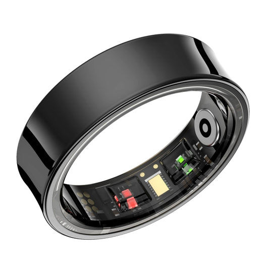 R09 SIZE 13 Smart Ring, Support Heart Rate / Blood Oxygen / Sleep Monitoring / Multiple Sports Modes(Black) by buy2fix