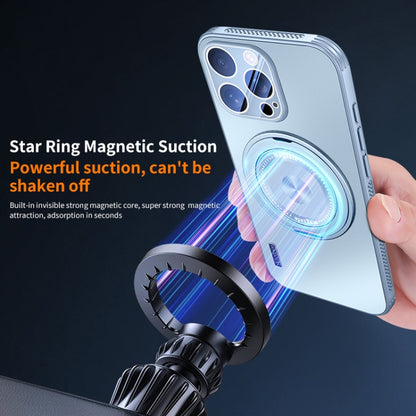 For iPhone 16 Pro Cooling MagSafe Holder Phone Case with Lens Film(Graphite Gray) - iPhone 16 Pro Cases by buy2fix | Online Shopping UK | buy2fix