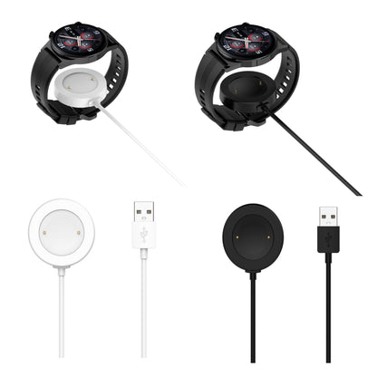 For Honor Watch 5 USB Port Integrated Magnetic Watch Charging Cable(Black) - Charger by buy2fix | Online Shopping UK | buy2fix