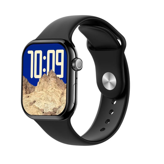 KL08 2.04 inch Color Screen Smart Watch Silicone Strap, Support Bluetooth Call(Black) by buy2fix