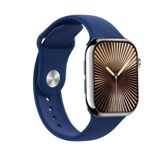 KL08 2.04 inch Color Screen Smart Watch Silicone Strap, Support Bluetooth Call(Blue) by buy2fix