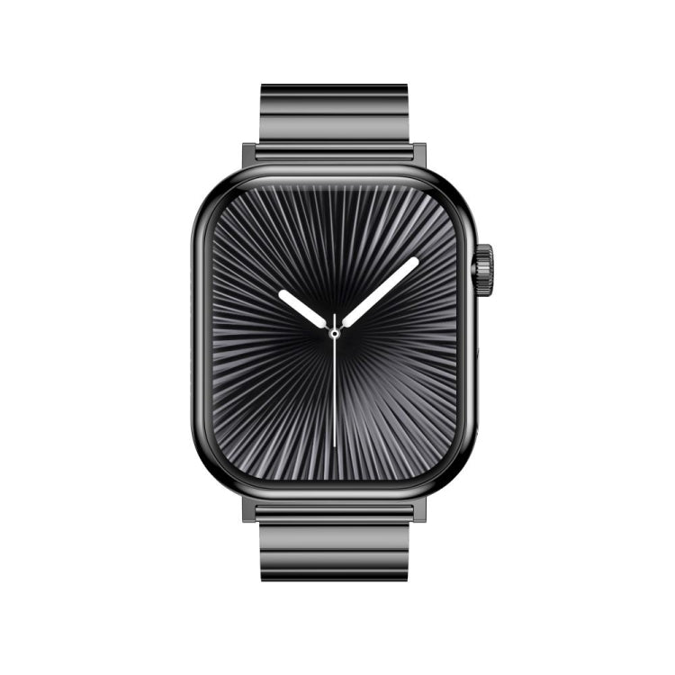 KL08 2.04 inch Color Screen Smart Watch Steel Strap, Support Bluetooth Call(Black) by buy2fix