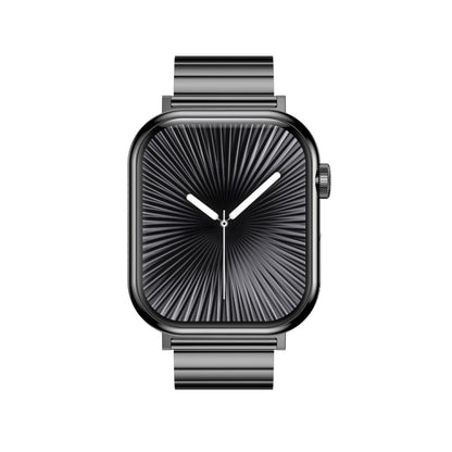 KL08 2.04 inch Color Screen Smart Watch Steel Strap, Support Bluetooth Call(Black) by buy2fix