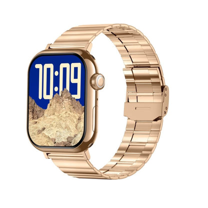 KL08 2.04 inch Color Screen Smart Watch Steel Strap, Support Bluetooth Call(Gold) by buy2fix