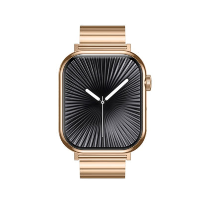 KL08 2.04 inch Color Screen Smart Watch Steel Strap, Support Bluetooth Call(Gold) by buy2fix