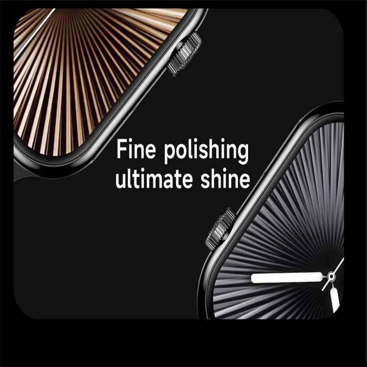 KL08 2.04 inch Color Screen Smart Watch Milan Steel Strap, Support Bluetooth Call(Black) by buy2fix