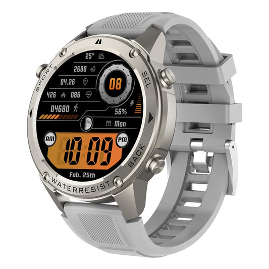 DM56 1.43 inch Color Screen Smart Watch, Support Bluetooth Call / Health Monitoring(Silver) by buy2fix