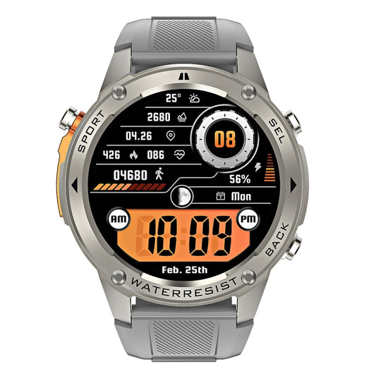 DM56 1.43 inch Color Screen Smart Watch, Support Bluetooth Call / Health Monitoring(Silver) by buy2fix