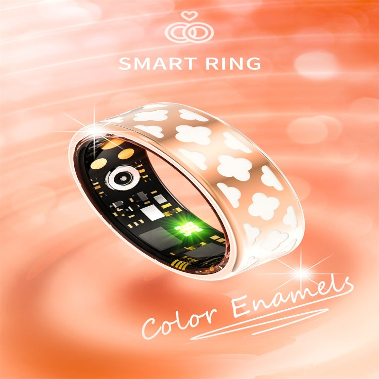 R10M SIZE 7 Smart Ring, Support Heart Rate / Blood Oxygen / Sleep Monitoring / Multiple Sports Modes(Rose Gold) by buy2fix