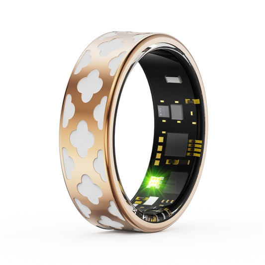 R10M SIZE 13 Smart Ring, Support Heart Rate / Blood Oxygen / Sleep Monitoring / Multiple Sports Modes(Rose Gold) by buy2fix