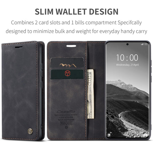 For Redmi Note 14 Pro 5G CaseMe 013 Multifunctional Horizontal Flip Leather Phone Case(Black) - Note 14 Pro Cases by CaseMe | Online Shopping UK | buy2fix
