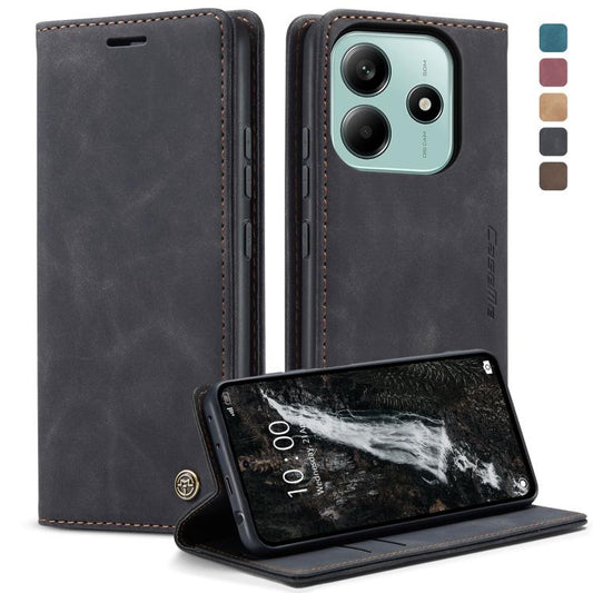 For Redmi Note 14 Pro 5G CaseMe 013 Multifunctional Horizontal Flip Leather Phone Case(Black) - Note 14 Pro Cases by CaseMe | Online Shopping UK | buy2fix