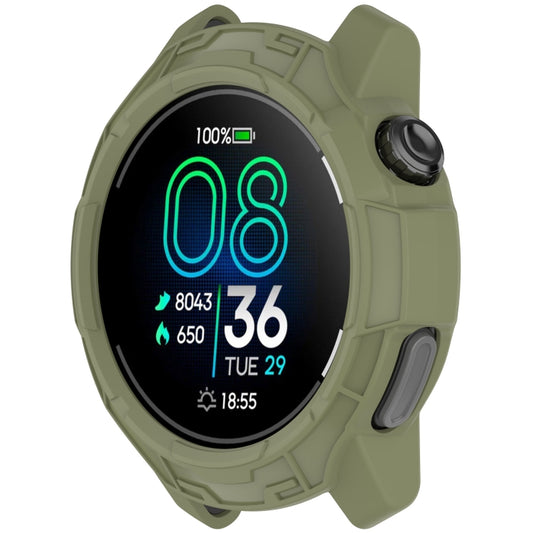 For  COROS Pace Pro Armor Hollow TPU Half Coverage Watch Protective Case(Jungle Green) - Watch Case by buy2fix | Online Shopping UK | buy2fix