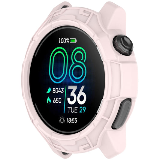 For  COROS Pace Pro Armor Hollow TPU Half Coverage Watch Protective Case(Light Pink) - Watch Case by buy2fix | Online Shopping UK | buy2fix