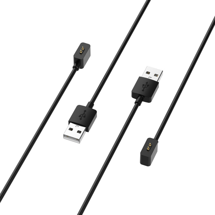 For Xiaomi Smart Band 9 Pro / 9 Active USB Interface Smart Watch Charging Cable, Length: 1m(Black) - Charger by buy2fix | Online Shopping UK | buy2fix
