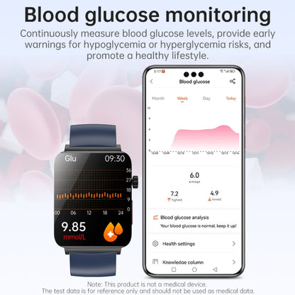 KS03 Pro 1.96 inch Color Screen Smart Watch, Support Bluetooth Call / Health Monitoring(Blue) by buy2fix