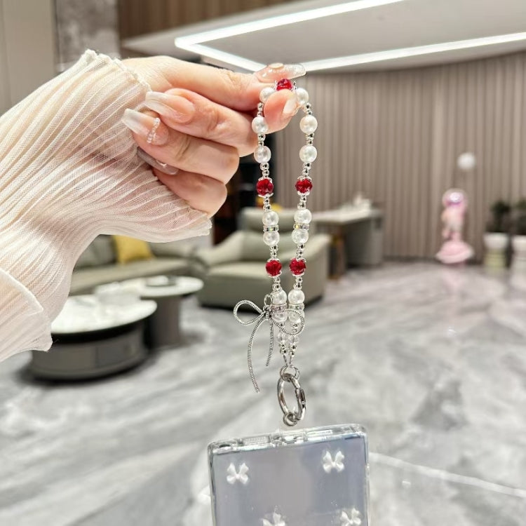 For Samsung Galaxy S25+ 5G Little Fresh Bow Bracelet Chain TPU Phone Case(Purple) by buy2fix