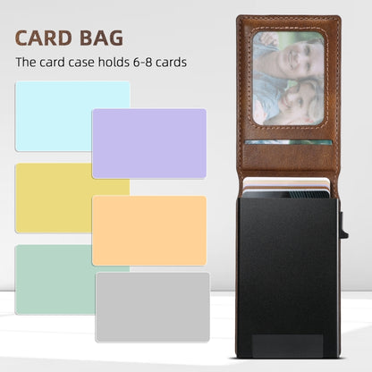 For Google Pixel 9 Pro Suteni H19 Oil Wax 2-in-1 MagSafe Removable Card Box Back Phone Case(Brown) - Google Cases by Suteni | Online Shopping UK | buy2fix