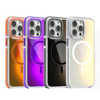 For iPhone 17 Pro Max Dual-Color Gradient Discolor MagSafe Phone Case(Orange) - iPhone 17 Pro Max Cases by buy2fix | Online Shopping UK | buy2fix