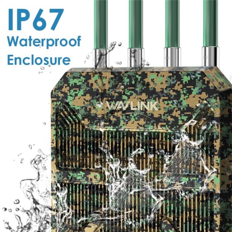 WAVLINK WN573HX1 WiFi 6 AX1800 Dual Band Wireless Router Outdoor WiFi Access Point, Plug:US Plug - Wireless Routers by WAVLINK | Online Shopping UK | buy2fix