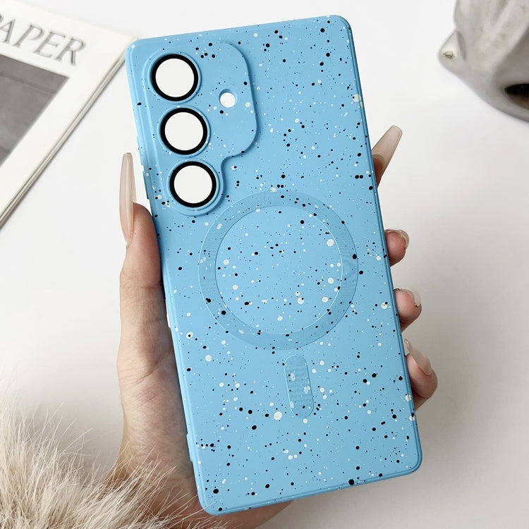 For Samsung Galaxy S25+ 5G Starry Sky TPU Shockproof MagSafe Phone Case(Sierra Blue) by buy2fix