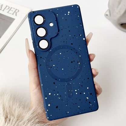 For Samsung Galaxy S25+ 5G Starry Sky TPU Shockproof MagSafe Phone Case(Dark Blue) by buy2fix