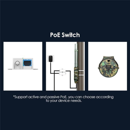 WAVLINK WN570HN2 Poe Weatherproof WiFi Extender 300Mbps High Power Outdoor Router, Plug:AU Plug - Wireless Routers by WAVLINK | Online Shopping UK | buy2fix