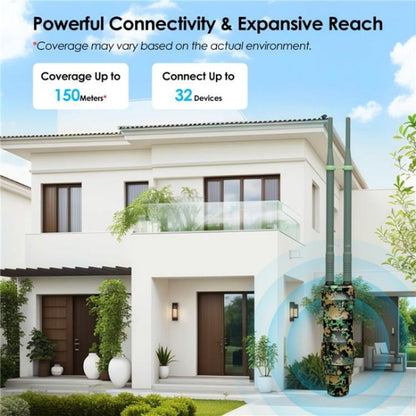 WAVLINK WN570HN2 Poe Weatherproof WiFi Extender 300Mbps High Power Outdoor Router, Plug:EU Plug - Wireless Routers by WAVLINK | Online Shopping UK | buy2fix