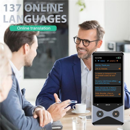 V9000 Support 137 Languages AI Smart Translator 4G WiFi Offline Photo Translation Device -  by buy2fix | Online Shopping UK | buy2fix