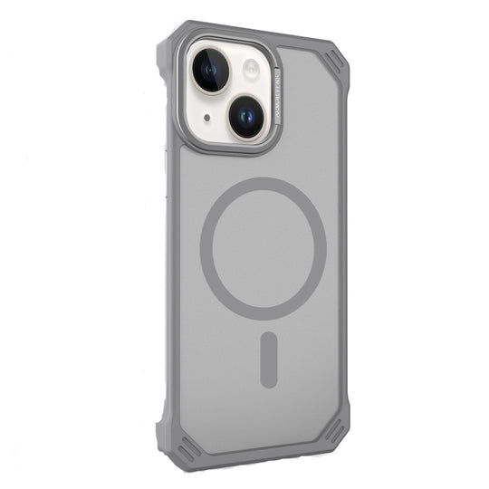 For iPhone 15 Starshield Frameless MagSafe PC Phone Case(Grey)
